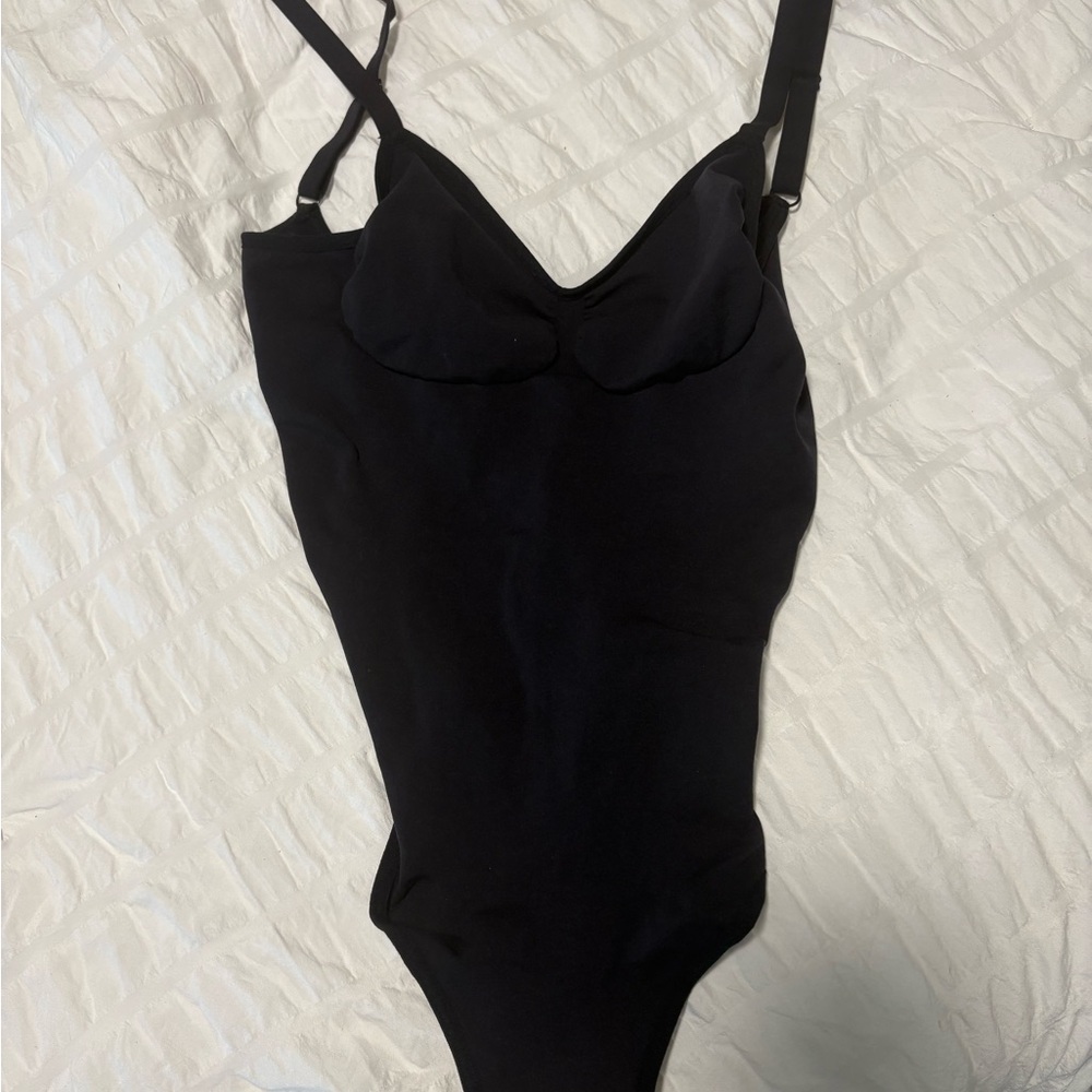 Black bodysuit with stretch